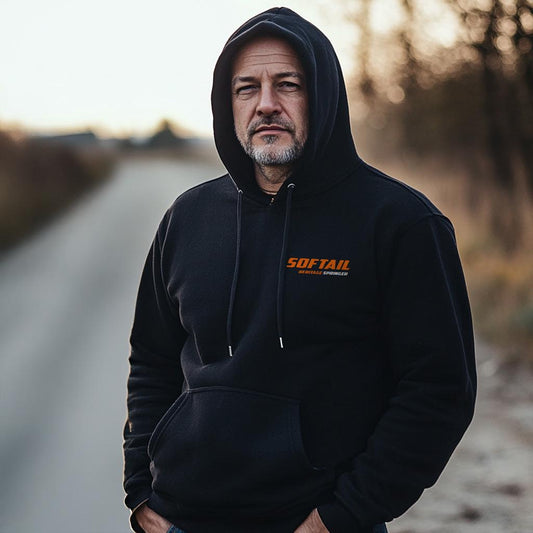 Harley-Davidson FLSTS Heritage Softail Springer Inspired Hoodie - Biker Motorcycle Sweatshirt