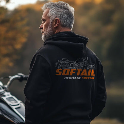 Harley-Davidson FLSTN Heritage Softail Special Inspired Hoodie - Biker Motorcycle Sweatshirt