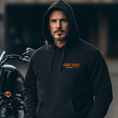 Harley-Davidson FLSTN Heritage Nostalgia Inspired Hoodie - Biker Motorcycle Sweatshirt