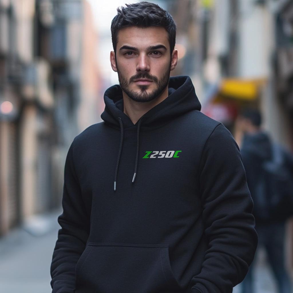 Kawasaki Z250C & KZ250C Inspired Hoodie - Motorcycle Sweatshirt for Riders