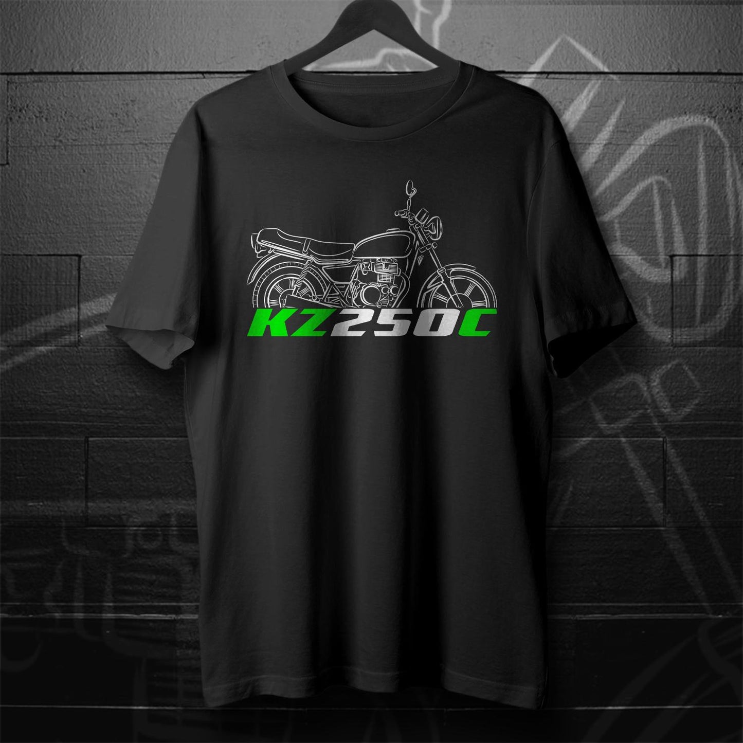 Kawasaki Z250C & KZ250C Inspired T-Shirt - Motorcycle Tee Shirt for Riders