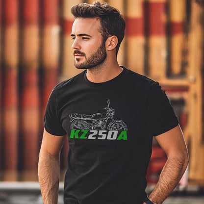 Kawasaki Z250A & KZ250A Scorpion Inspired T-Shirt - Motorcycle Tee Shirt for Riders