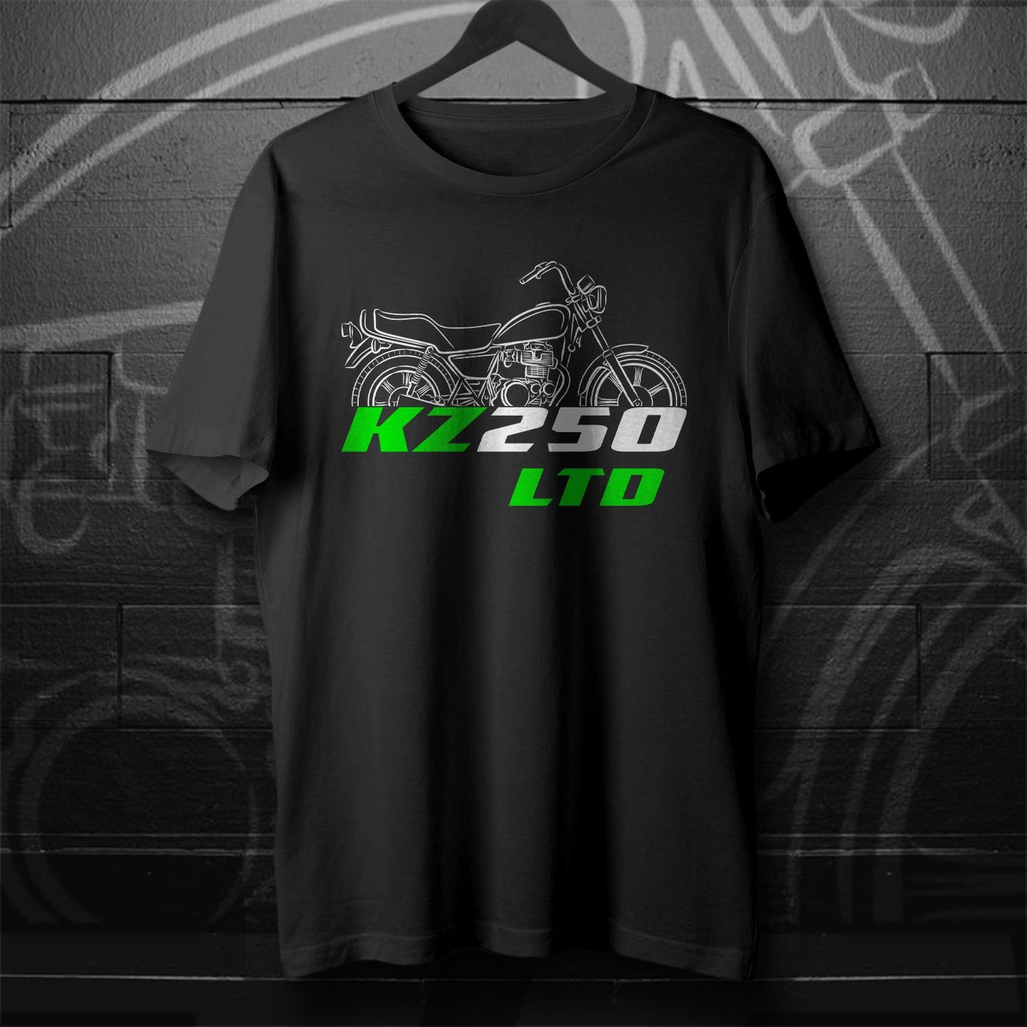 Kawasaki Z250 & KZ250 LTD Inspired T-Shirt - Motorcycle Tee Shirt for Riders