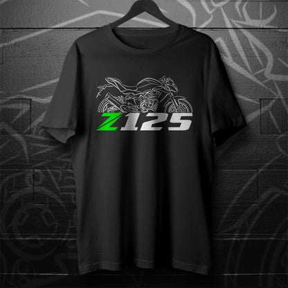 Kawasaki Z125 Inspired T-Shirt - Motorcycle Tee Shirt for Riders
