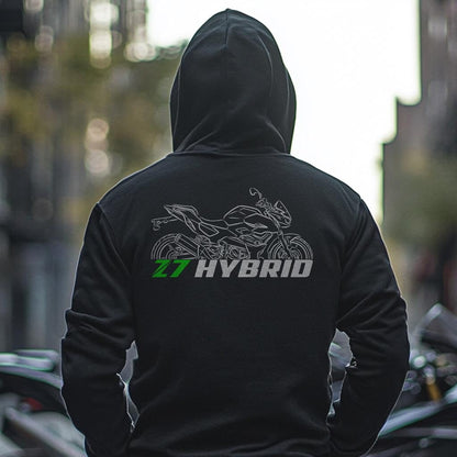 Kawasaki Z7 Hybrid 2024 Inspired Hoodie - Motorcycle Sweatshirt for Riders