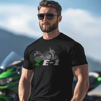 Kawasaki Z E-1 2024 Inspired T-Shirt - Motorcycle Tee Shirt for Riders
