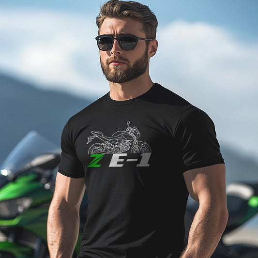 Kawasaki Z E-1 2024 Inspired T-Shirt - Motorcycle Tee Shirt for Riders