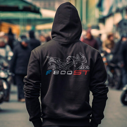BMW F800ST Hoodie - Motorcycle Sweatshirt for Riders