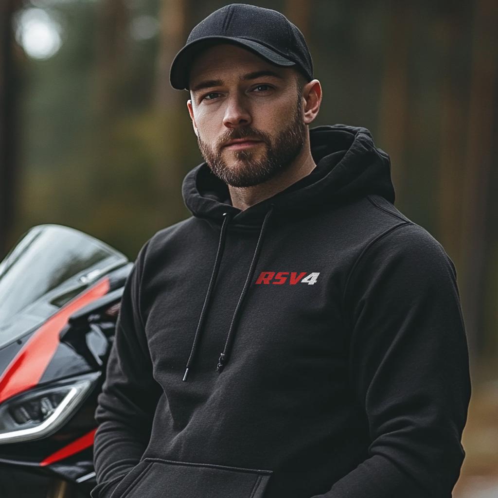 Aprilia RSV4 Inspired Hoodie - Motorcycle Sweatshirt for Riders