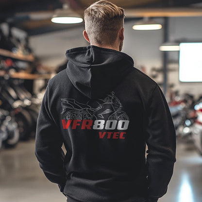 Honda VFR800 | VTEC | F & Fi Inspired Hoodie - Motorcycle Sweatshirt for Riders