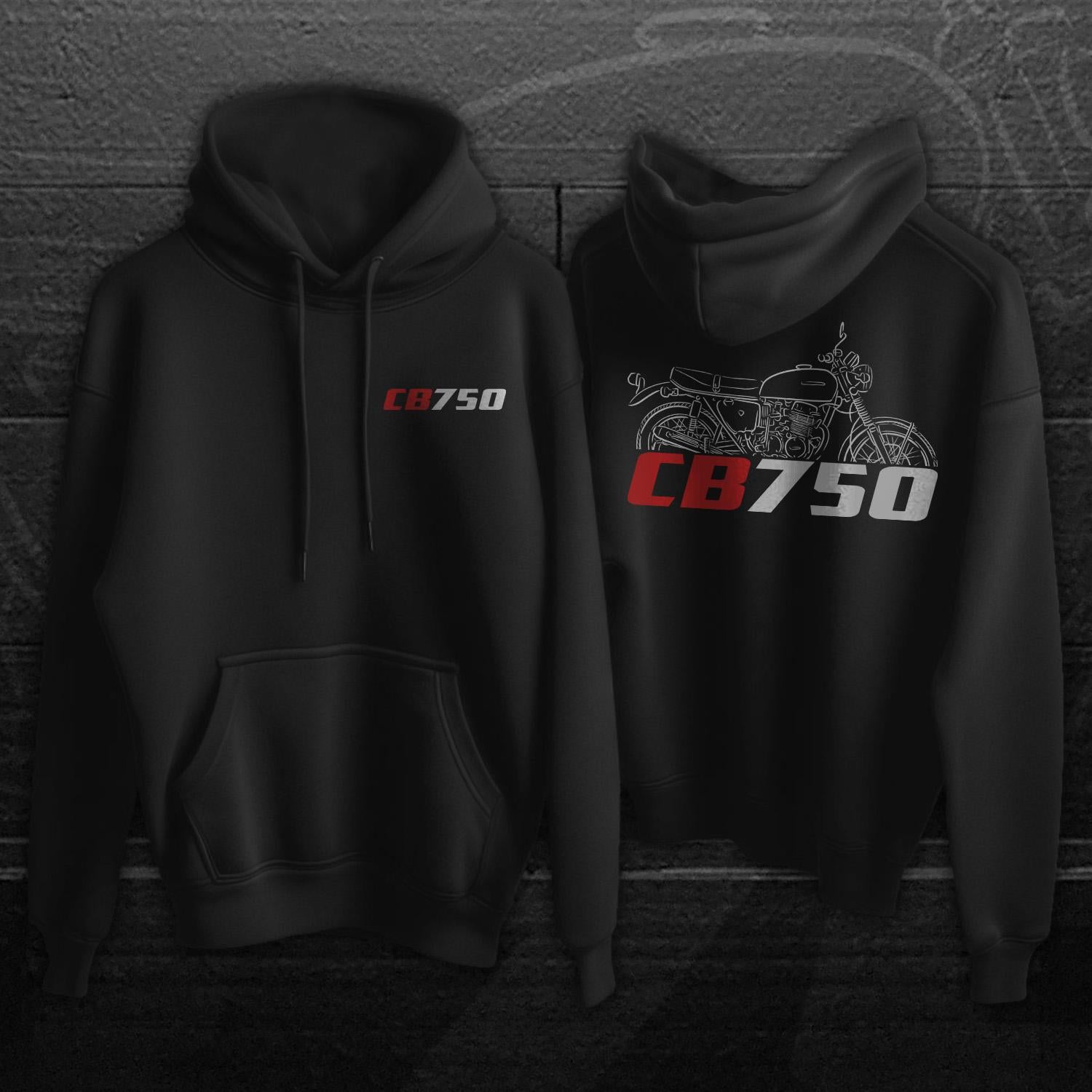 Honda CB750 | A | K | Hornet & Custom Inspired Hoodie - Motorcycle Sweatshirt