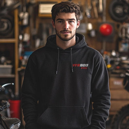 Honda VFR800 | VTEC | F & Fi Inspired Hoodie - Motorcycle Sweatshirt for Riders
