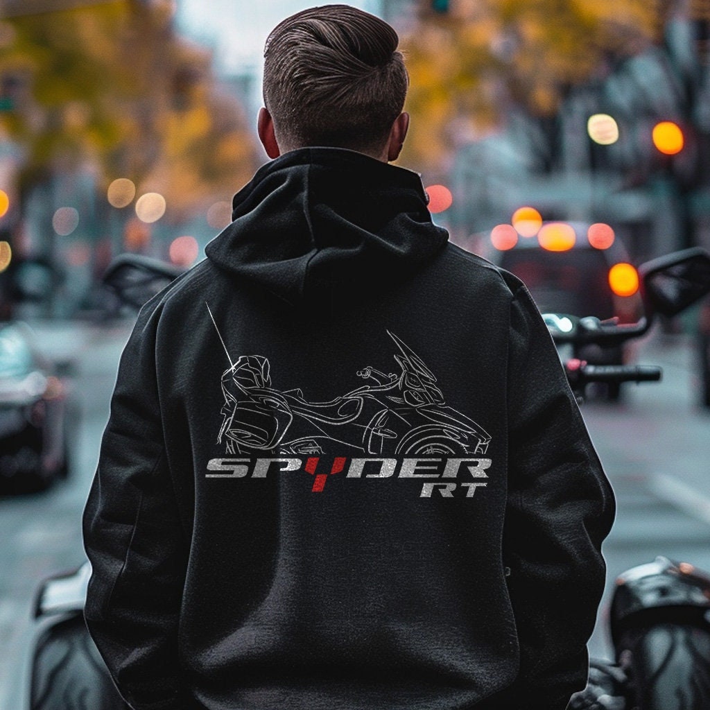 Can-Am Spyder RT Hoodie - Motorcycle Sweatshirt for Riders
