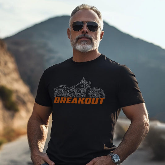 Harley-Davidson FXSB Breakout 117 Inspired T-Shirt - Biker Motorcycle Tee Shirt