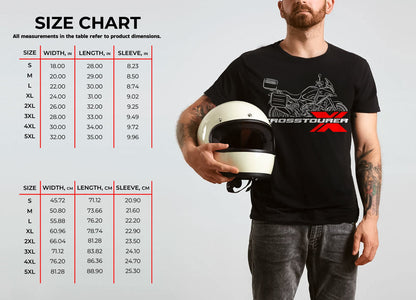 Honda VFR1200X Crosstourer T-Shirt - Motorcycle Tee Shirt for ADV Riders