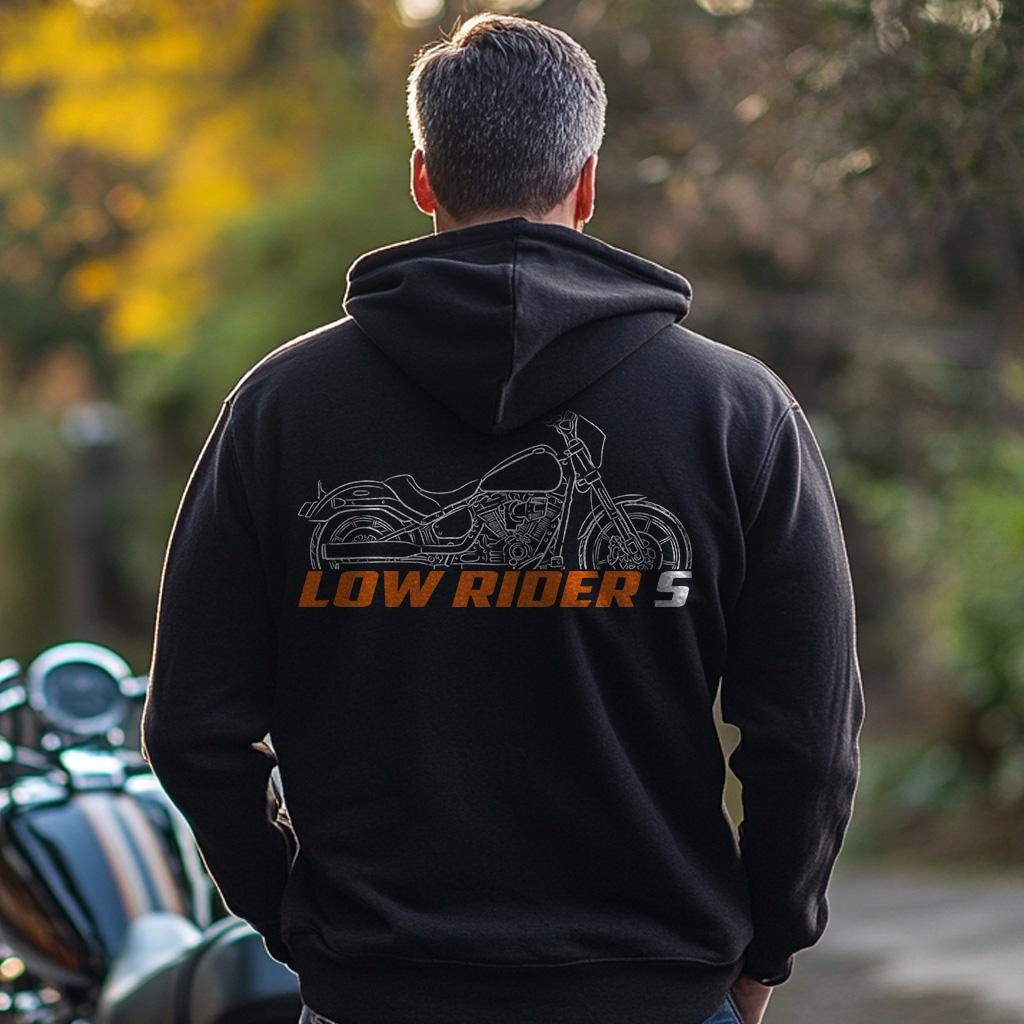 Harley-Davidson FXLRS Low Rider S Inspired Hoodie - Biker Motorcycle Sweatshirt