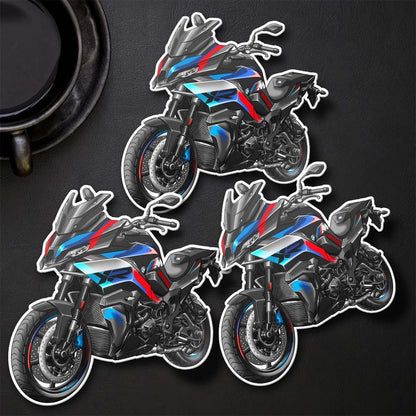 BMW M1000XR Stickers - Set of 3 Motorcycle Decals for Motorrad Riders