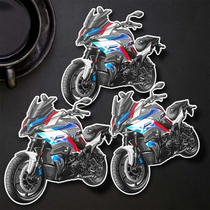 BMW M1000XR Stickers - Set of 3 Motorcycle Decals for Motorrad Riders