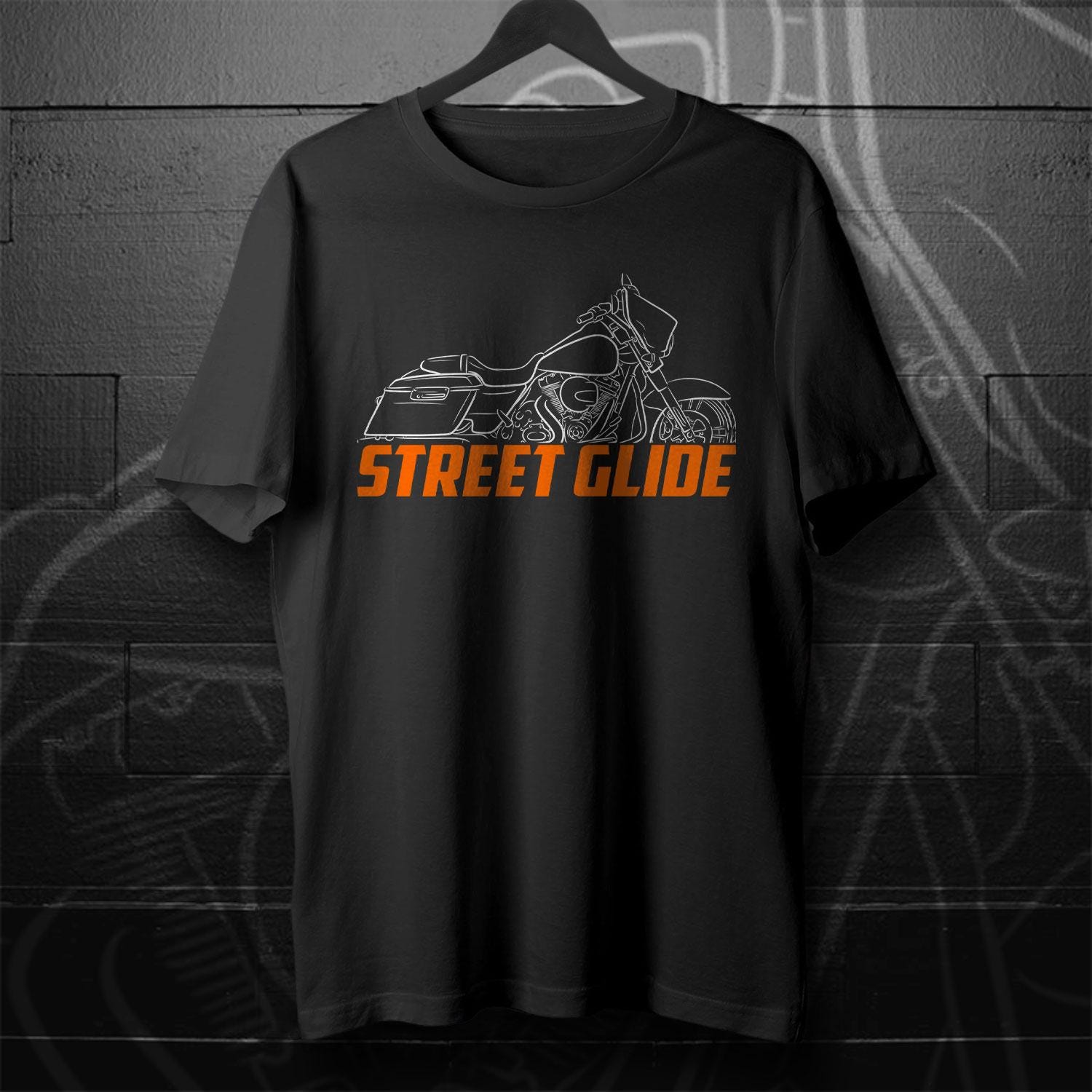 Harley-Davidson Street Glide FLHX Inspired T-Shirt - Biker Motorcycle Tee Shirt