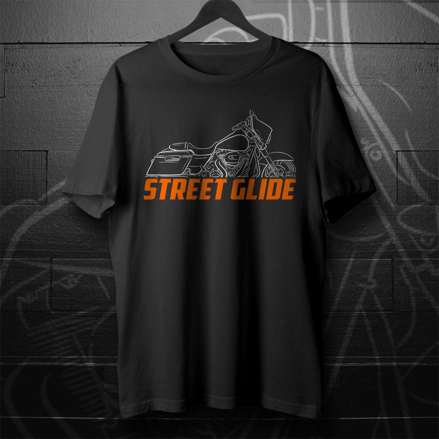 Harley-Davidson Street Glide FLHX Inspired T-Shirt - Biker Motorcycle Tee Shirt