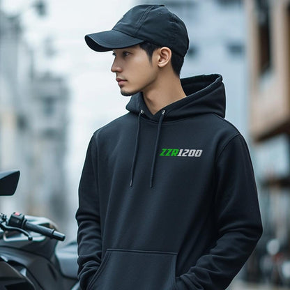 Kawasaki ZZR 1200 Inspired Hoodie - Motorcycle Sweatshirt for Riders