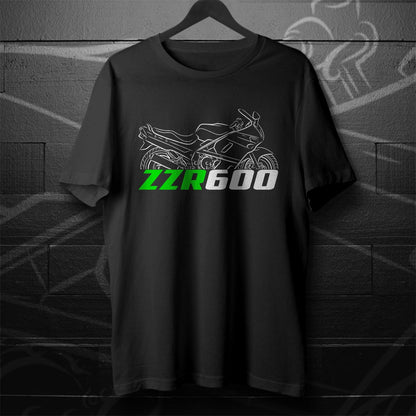 Kawasaki ZZR 600 Inspired T-Shirt - Motorcycle Tee Shirt for Riders