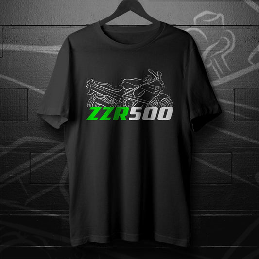 Kawasaki ZZR 500 Inspired T-Shirt - Motorcycle Tee Shirt for Riders