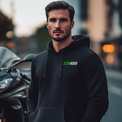 Kawasaki ZZR 400 ZX400K Inspired Hoodie - Motorcycle Sweatshirt for Riders