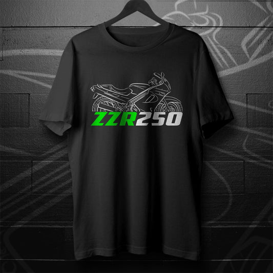 Kawasaki ZZR 250 Inspired T-Shirt - Motorcycle Tee Shirt for Riders