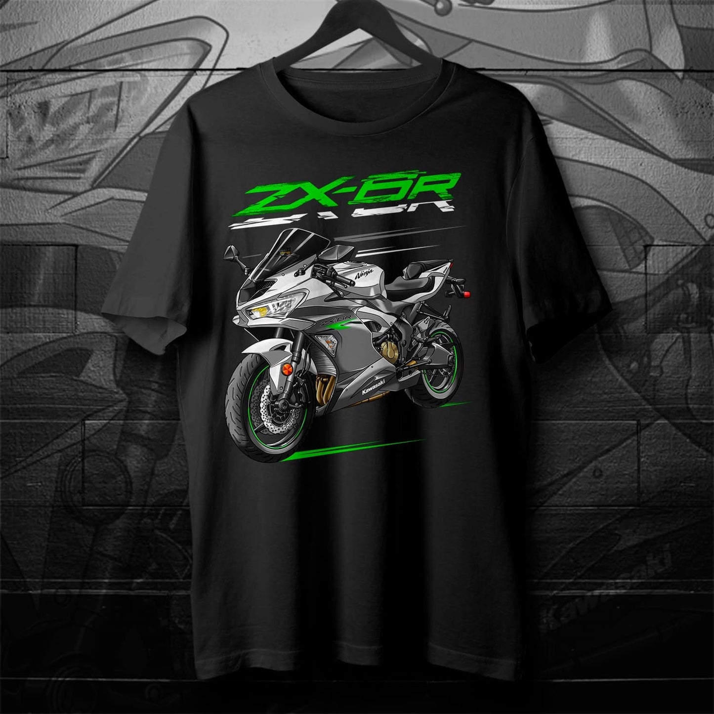 Kawasaki ZX-6R 2021-23 T-Shirt - Motorcycle Tee Shirt for Riders