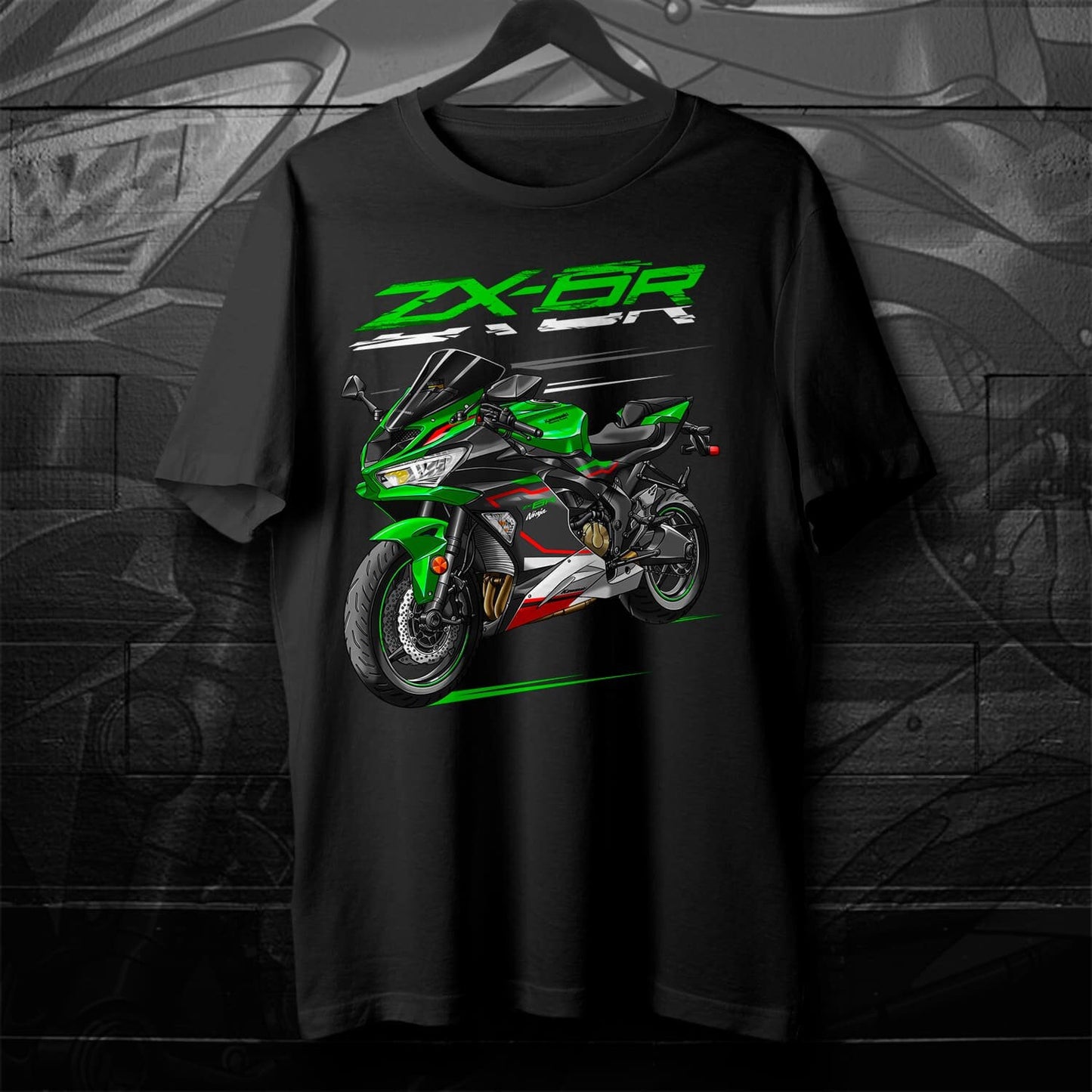 Kawasaki ZX-6R 2021-23 T-Shirt - Motorcycle Tee Shirt for Riders
