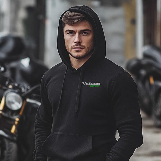Kawasaki VN400 Vulcan Drifter Inspired Hoodie - Motorcycle Sweatshirt for Riders