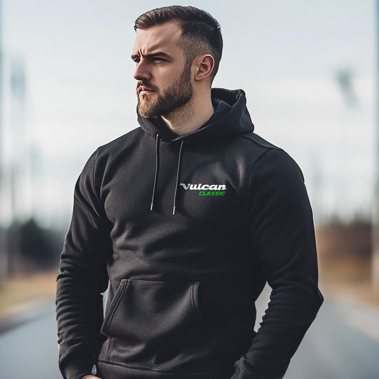 Kawasaki VN400 Vulcan Classic Inspired Hoodie - Motorcycle Sweatshirt for Riders