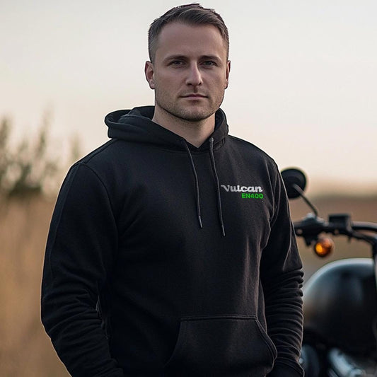 Kawasaki EN400 Vulcan Inspired Hoodie - Motorcycle Sweatshirt for Riders