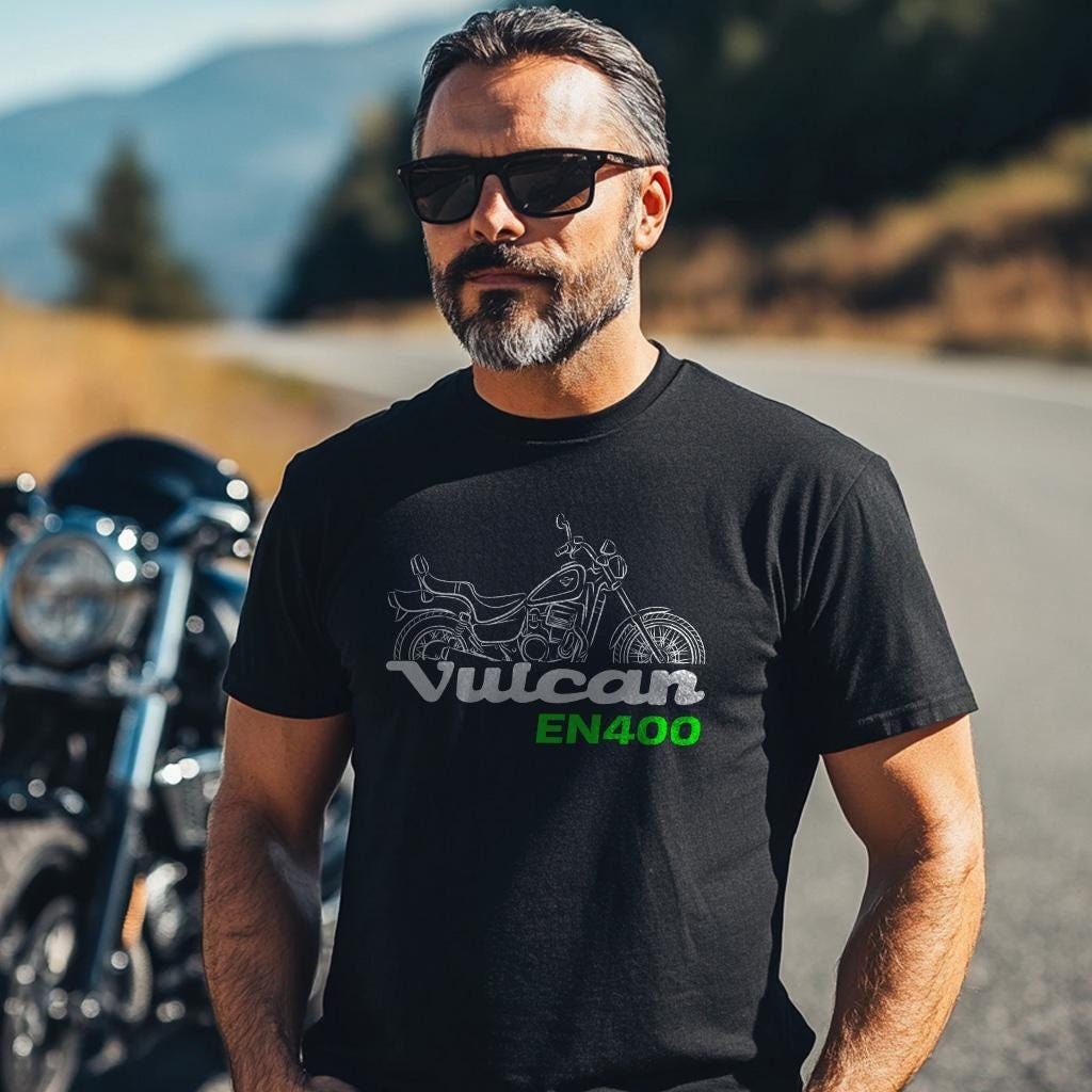 Kawasaki EN400 Vulcan Inspired T-Shirt - Motorcycle Tee Shirt for Riders