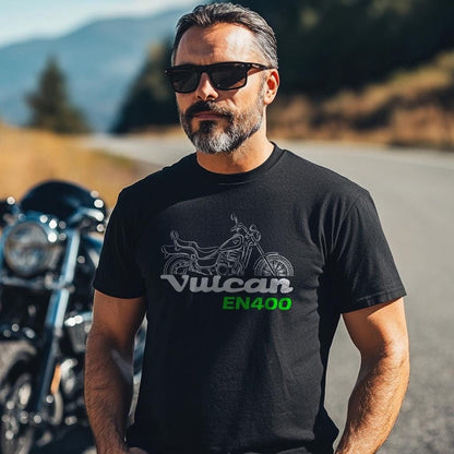 Kawasaki EN400 Vulcan Inspired T-Shirt - Motorcycle Tee Shirt for Riders