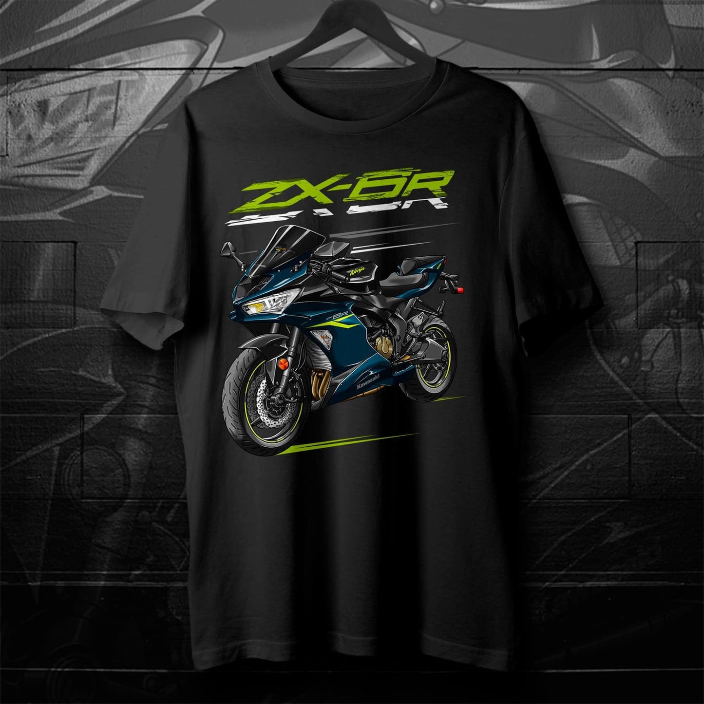 Kawasaki ZX-6R 2021-23 T-Shirt - Motorcycle Tee Shirt for Riders