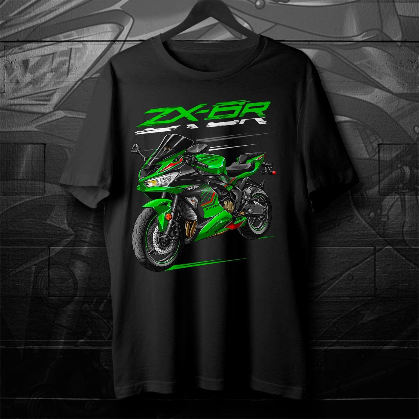 Kawasaki ZX-6R 2021-23 T-Shirt - Motorcycle Tee Shirt for Riders