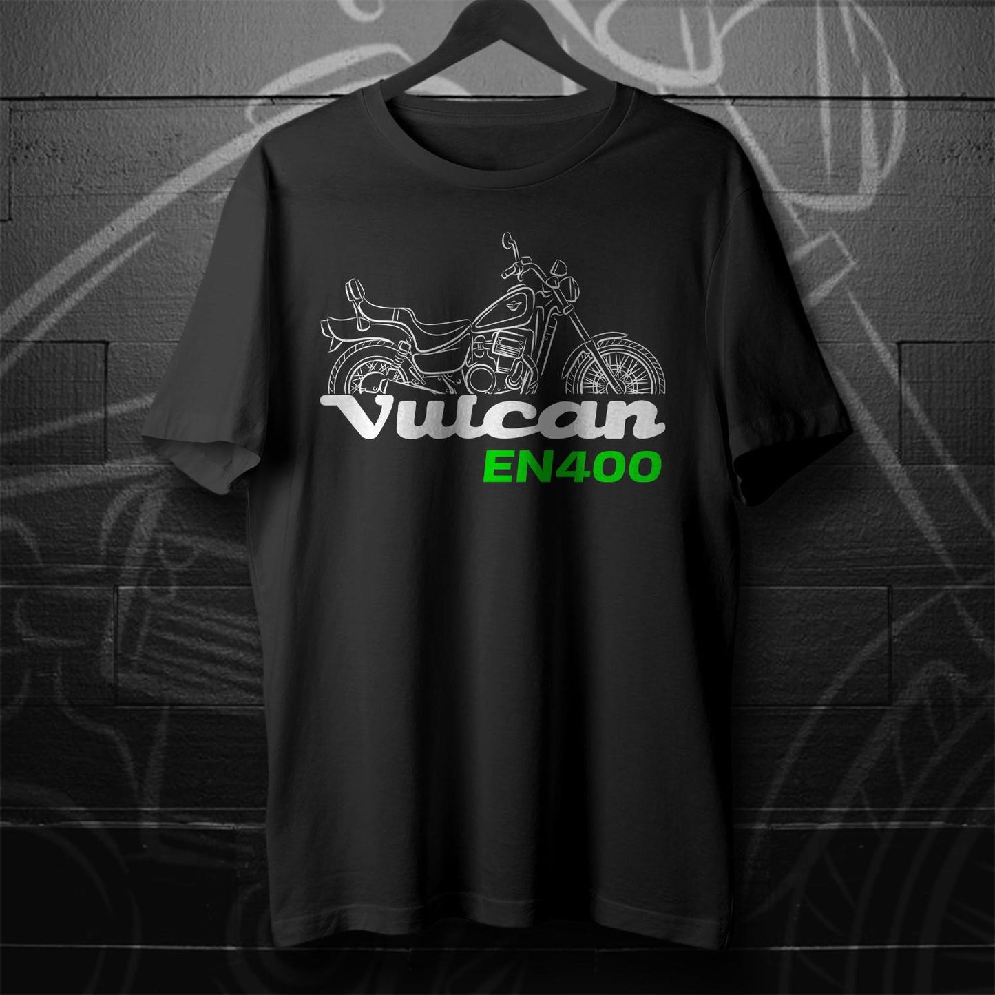 Kawasaki EN400 Vulcan Inspired T-Shirt - Motorcycle Tee Shirt for Riders