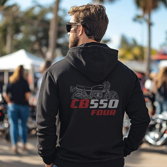 Honda CB550 | F | K & SC Inspired Hoodie - Motorcycle Sweatshirt