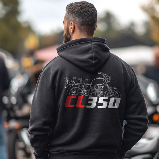 Honda CL350 Inspired Hoodie - Motorcycle Sweatshirt