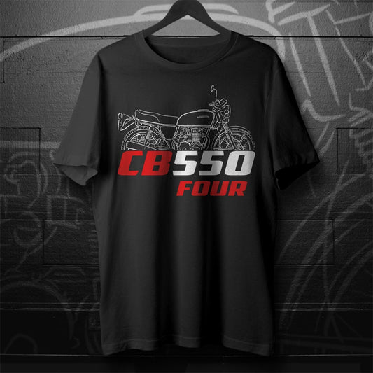 Honda CB550 | F | K & SC Inspired T-Shirt - Motorcycle Tee Shirt