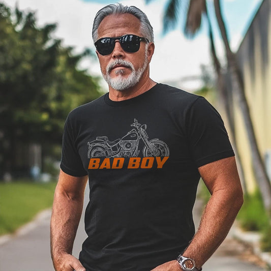 Harley-Davidson Softail FXSTSB Bad Boy Inspired T-Shirt - Biker Motorcycle Tee Shirt
