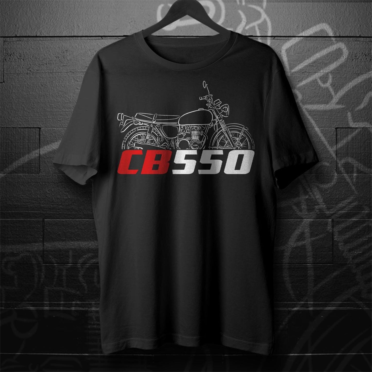 Honda CB550 | F | K & SC Inspired T-Shirt - Motorcycle Tee Shirt