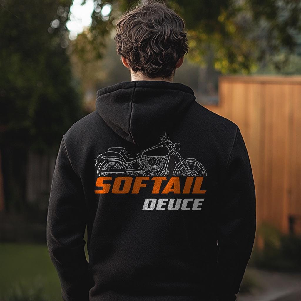 Harley-Davidson FXSTD & FXSTDI Softail Deuce Inspired Hoodie - Biker Motorcycle Sweatshirt