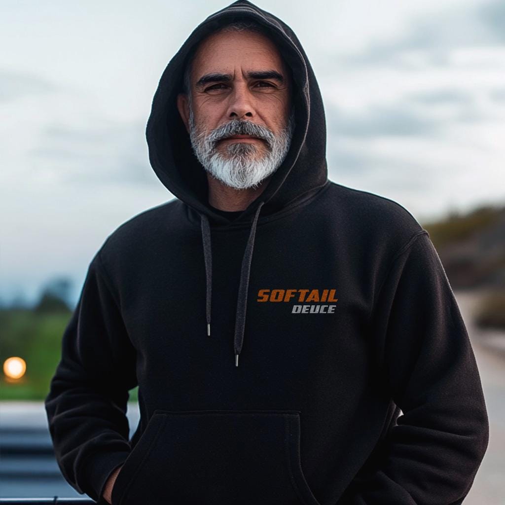 Harley-Davidson FXSTD & FXSTDI Softail Deuce Inspired Hoodie - Biker Motorcycle Sweatshirt