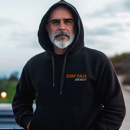 Harley-Davidson FXSTD & FXSTDI Softail Deuce Inspired Hoodie - Biker Motorcycle Sweatshirt