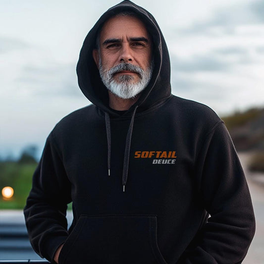 Harley-Davidson FXSTD & FXSTDI Softail Deuce Inspired Hoodie - Biker Motorcycle Sweatshirt