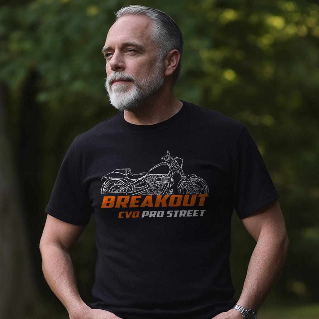 Harley-Davidson FXSE CVO Pro Street Breakout Inspired T-Shirt - Biker Motorcycle Tee Shirt