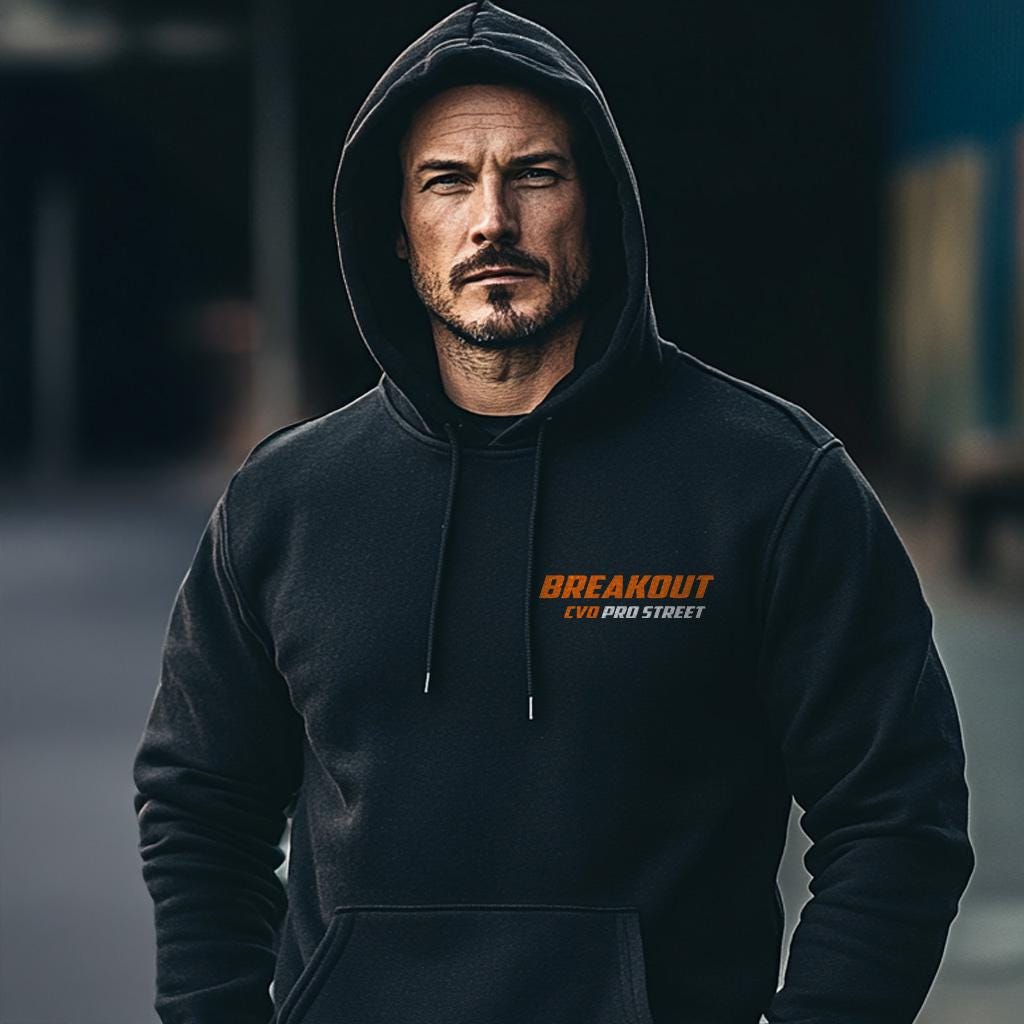 Harley-Davidson FXSE CVO Pro Street Breakout Inspired Hoodie - Biker Motorcycle Sweatshirt